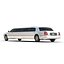 3d model stretch car limousine white