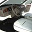 3d model stretch car limousine white