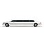 3d model stretch car limousine white