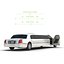 3d model stretch car limousine white