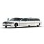 3d model stretch car limousine white