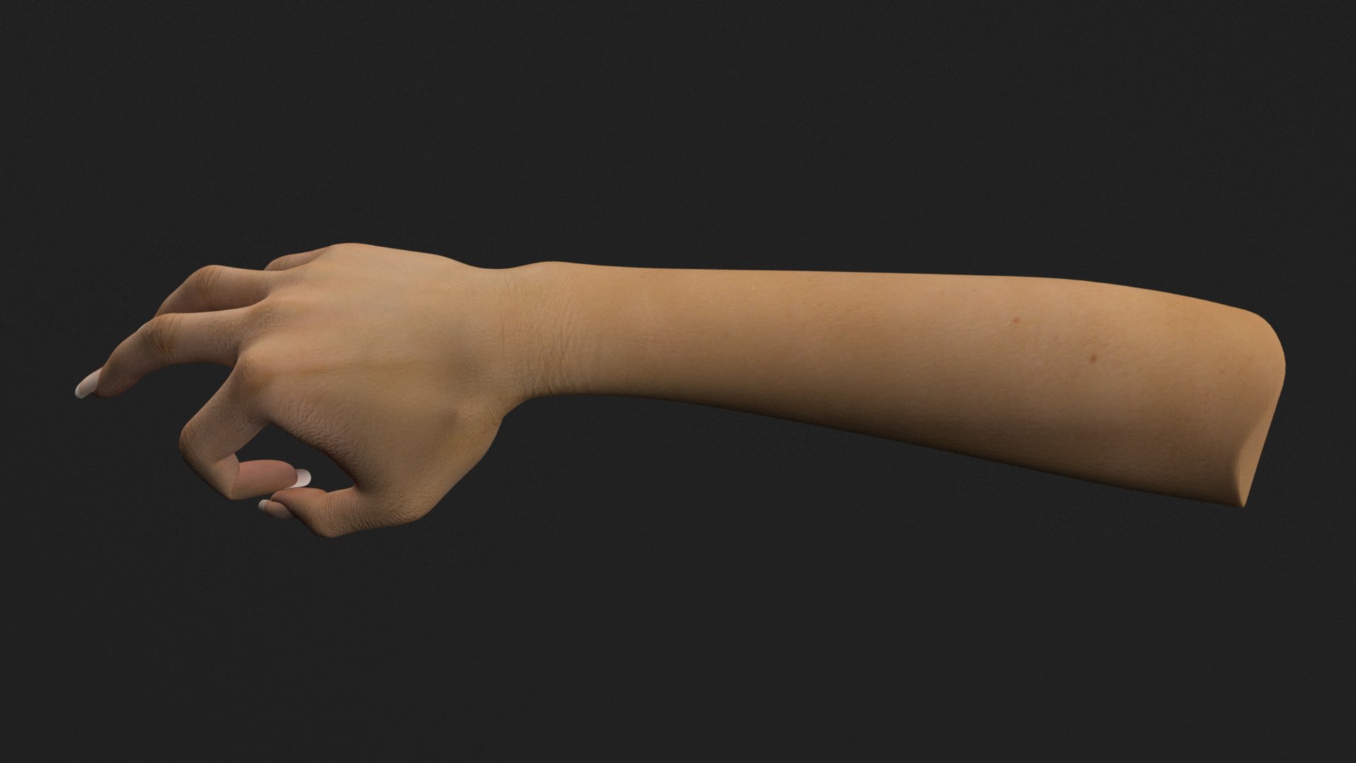 Woman Hand OK Pose Model - TurboSquid 2196831