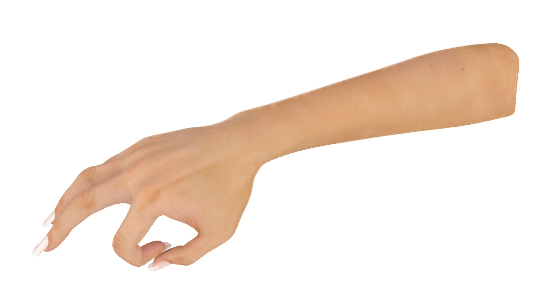 Woman Hand OK Pose 3D model preview