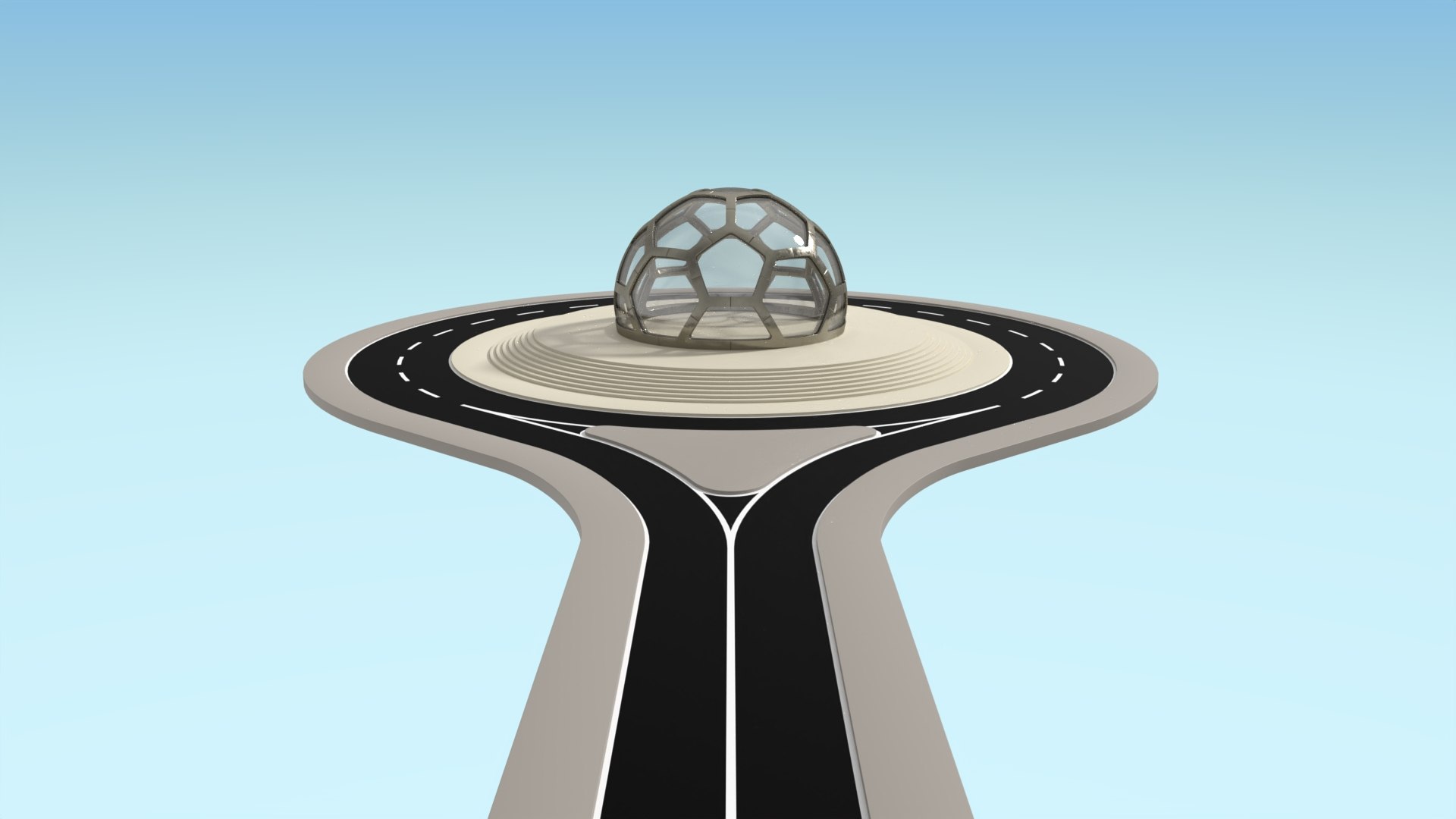 Small glass dome 3D model - TurboSquid 1473884