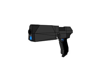 weapon futuristic 3d c4d