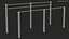 Outdoor Wooden Sports Crossbars