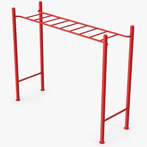 Red Playground Climber