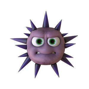 Toon virus monster