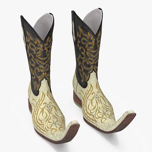 Mexican Guarachero Boots White