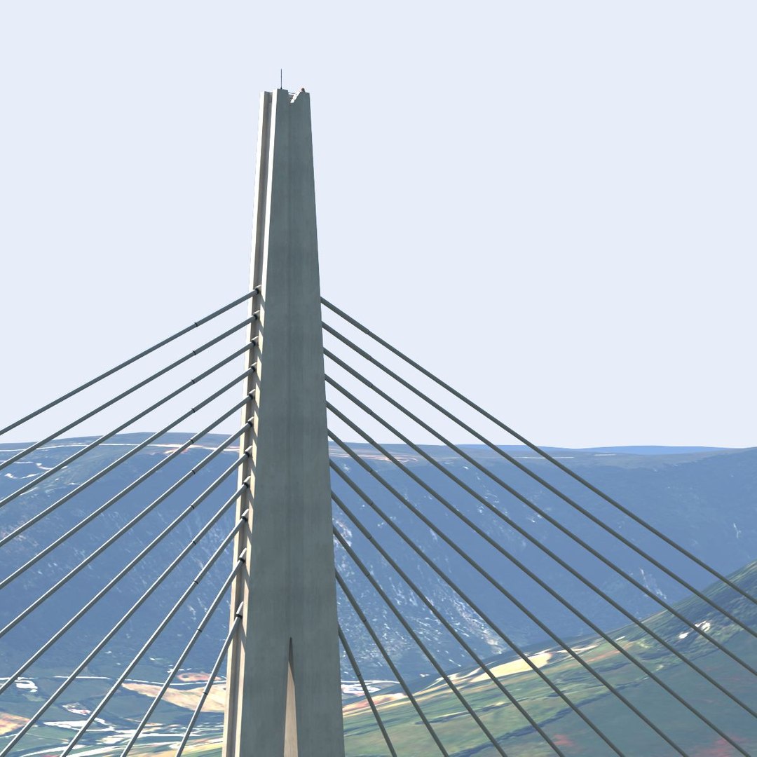 3d model of millau viaduct bridge https://p.turbosquid.com/ts-thumb/5i/CszgYN/zs0Pn414/millau_004/jpg/1370814788/1920x1080/fit_q87/03bfb13b160cec69b42468a91db59aec5bb7311d/millau_004.jpg