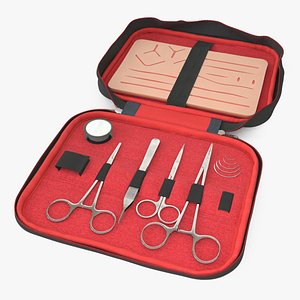 Kit Instruments and Suture for Practice