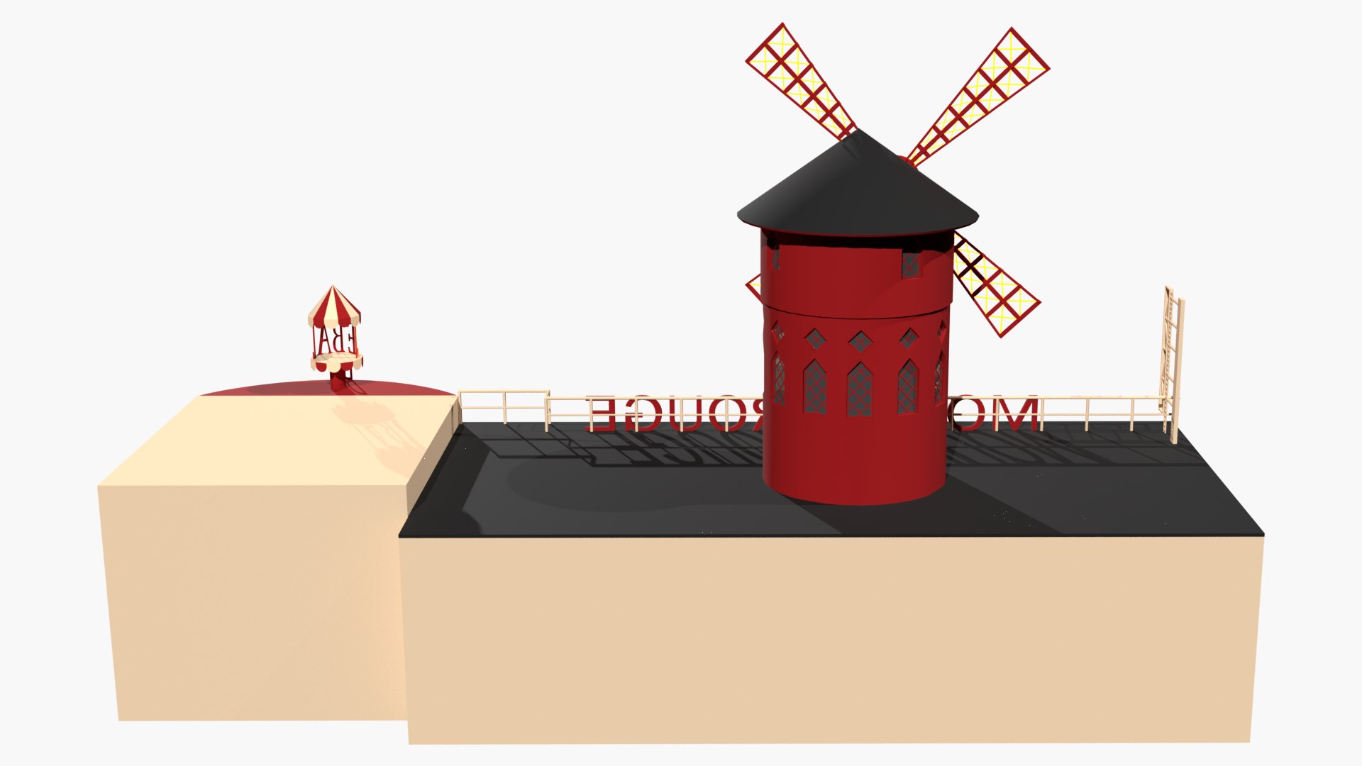 Moulin Rouge Neon Sign Model - TurboSquid 2214424