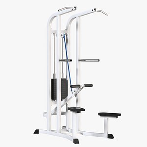 3D model chin dip assist