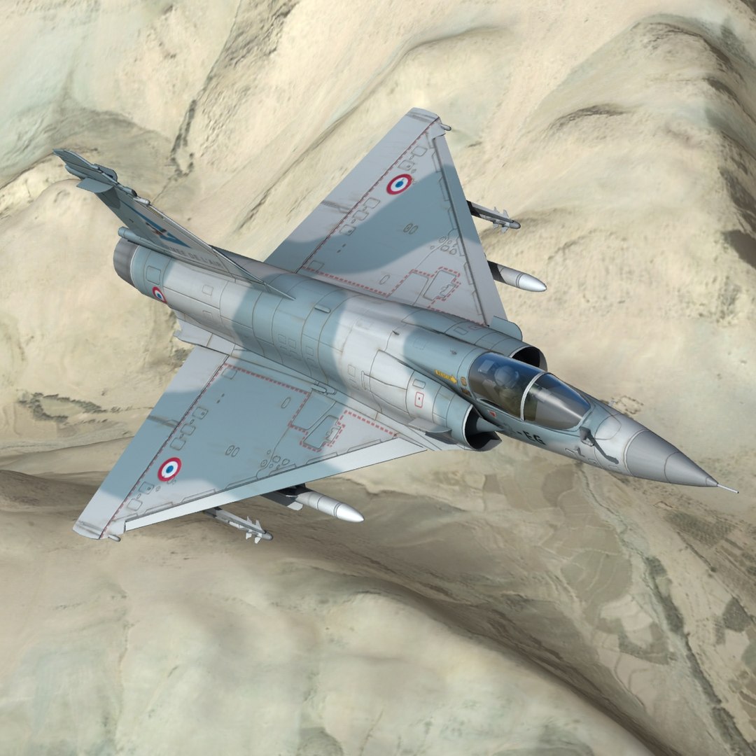 Mirage 2000c Fighter Jet 3d Max