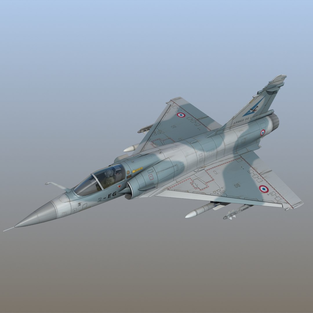 Mirage 2000c Fighter Jet 3d Max