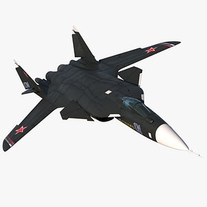 3D sukhoi su-47 berkut russin model