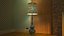 50S Enameled Ceramic Floor Lamp