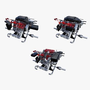 Italian V8 Engine and Internals Pack