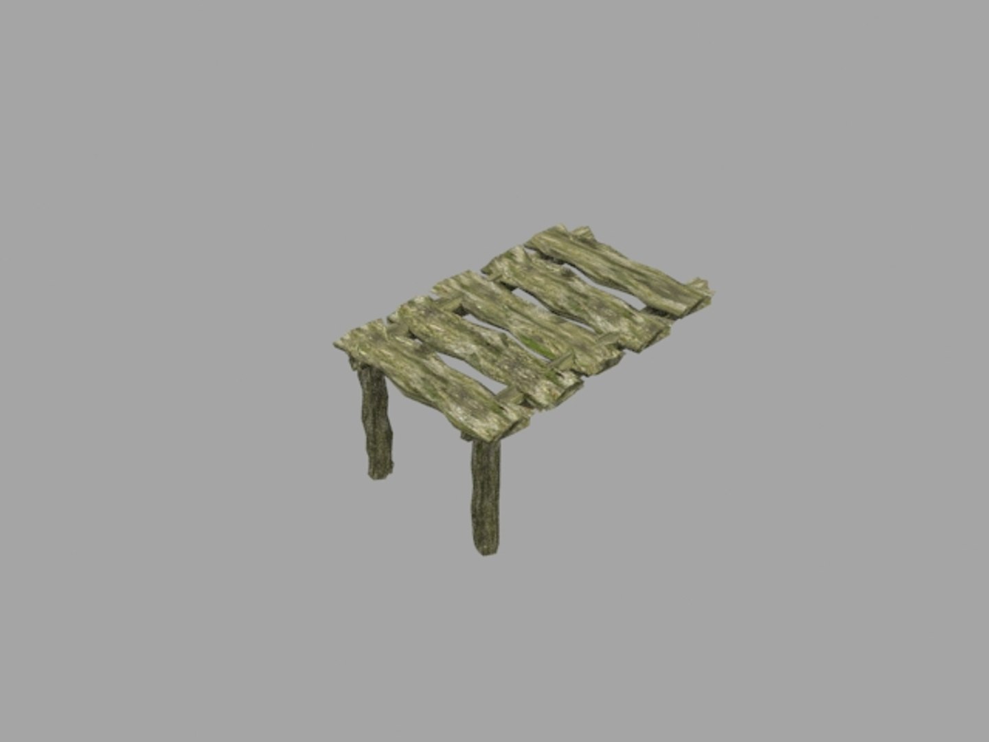 Wooden Bridge 3d Max