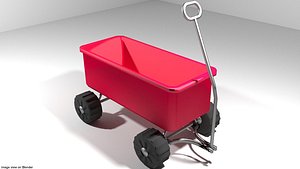 garden wagon 3D model