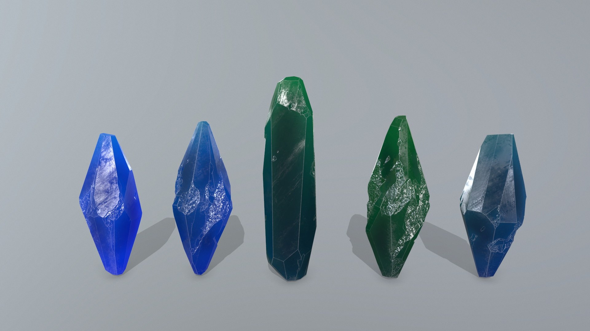 3D Crystal Set 1 Model - TurboSquid 2274440