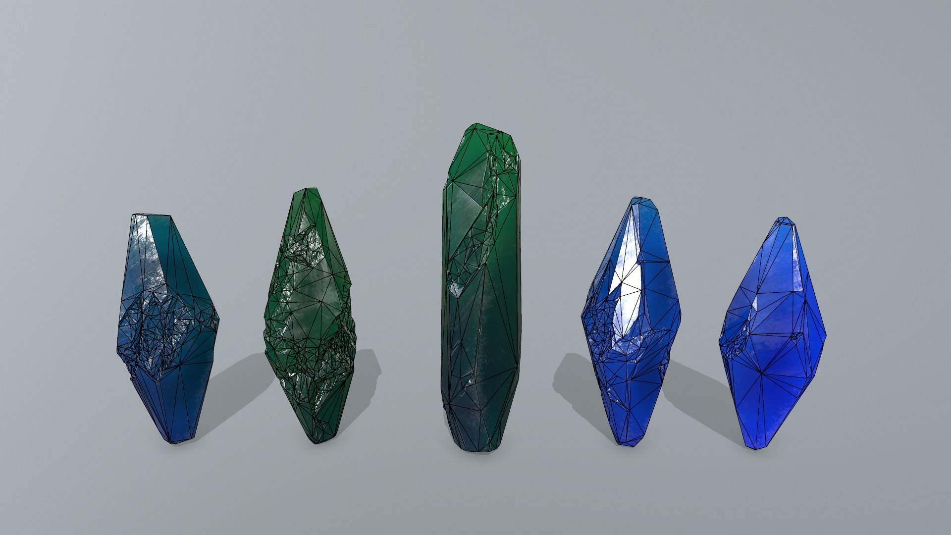3D Crystal Set 1 Model - TurboSquid 2274440
