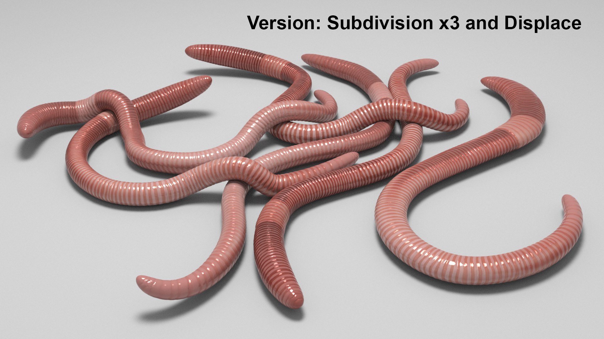 Worms 3D Model - TurboSquid 1988278