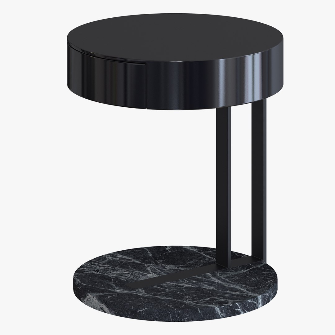 Meridiani Ralf Night table 3D model - TurboSquid 2101093
