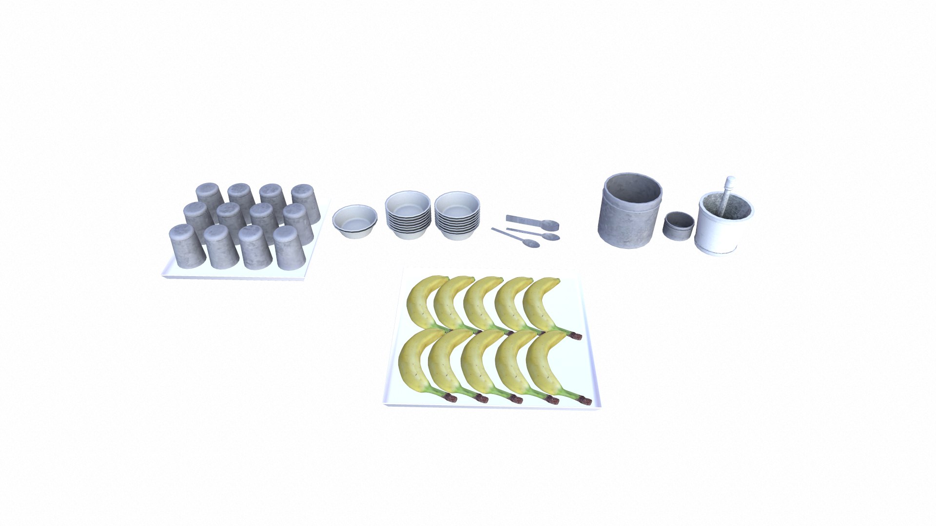 3D Kitchen Props - TurboSquid 2392982