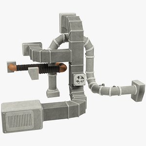 3D ventilation pipe