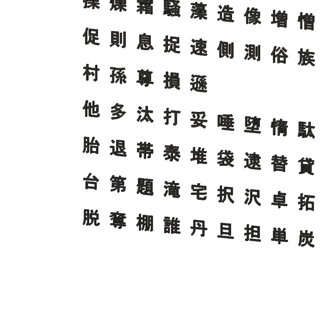 3D chinese ms gothic font https://p.turbosquid.com/ts-thumb/5i/pQTcGA/yTnqvPGx/chinesemsgothicfontset135/png/1499612352/1920x1080/fit_q87/3d6e49e782179339c88547df1a848993550f9625/chinesemsgothicfontset135.jpg