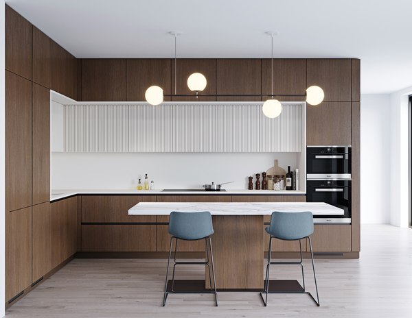 3D Modern kitchen 8