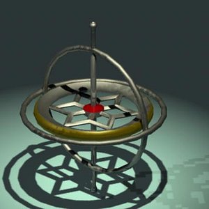 3d model gyroscope