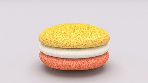 3D model Cookie sandwich