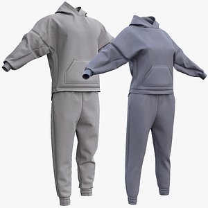 3D Womens and Mens Sport Suit Collection