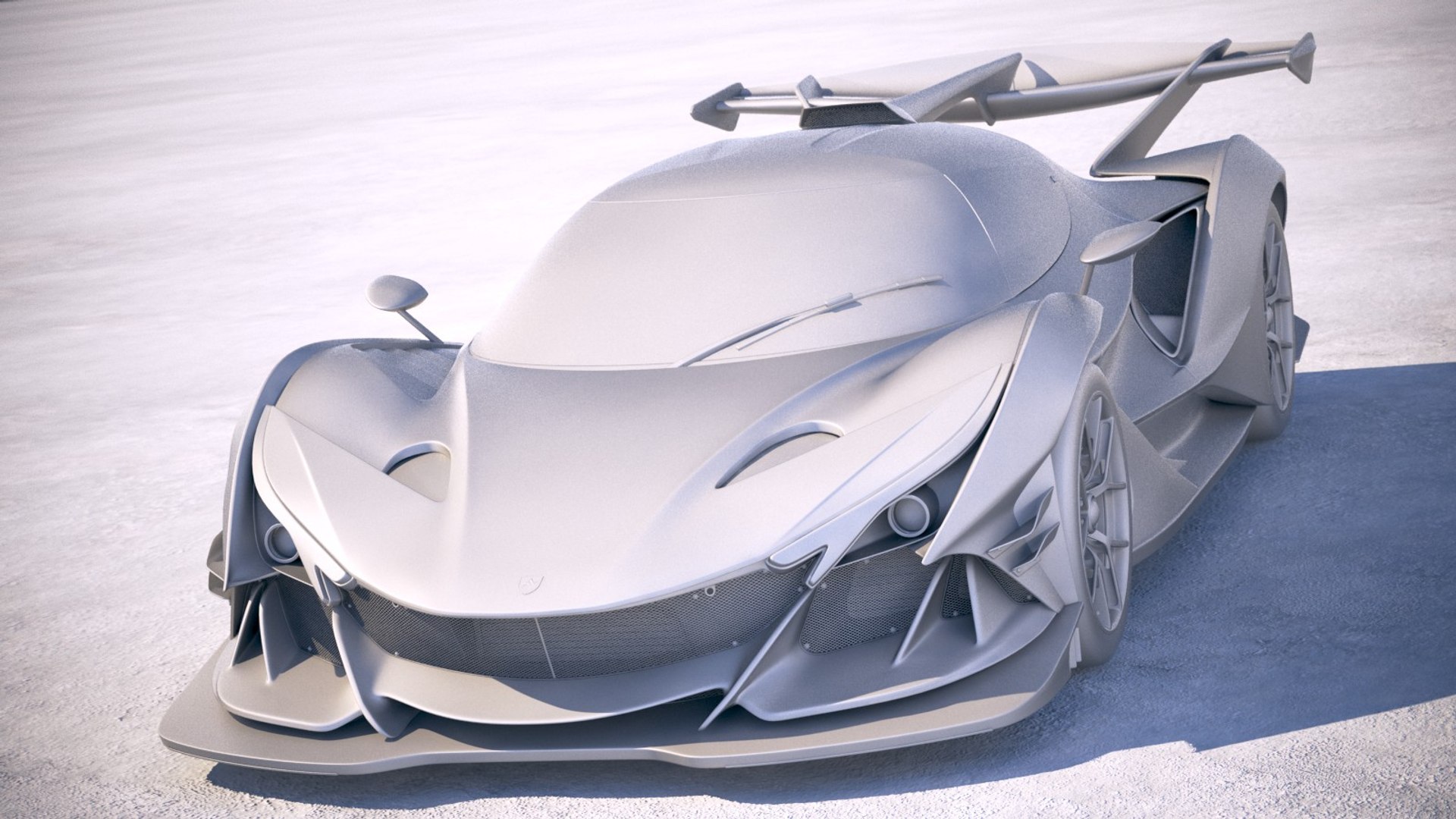 3D gumpert apollo intensa - TurboSquid 1243224