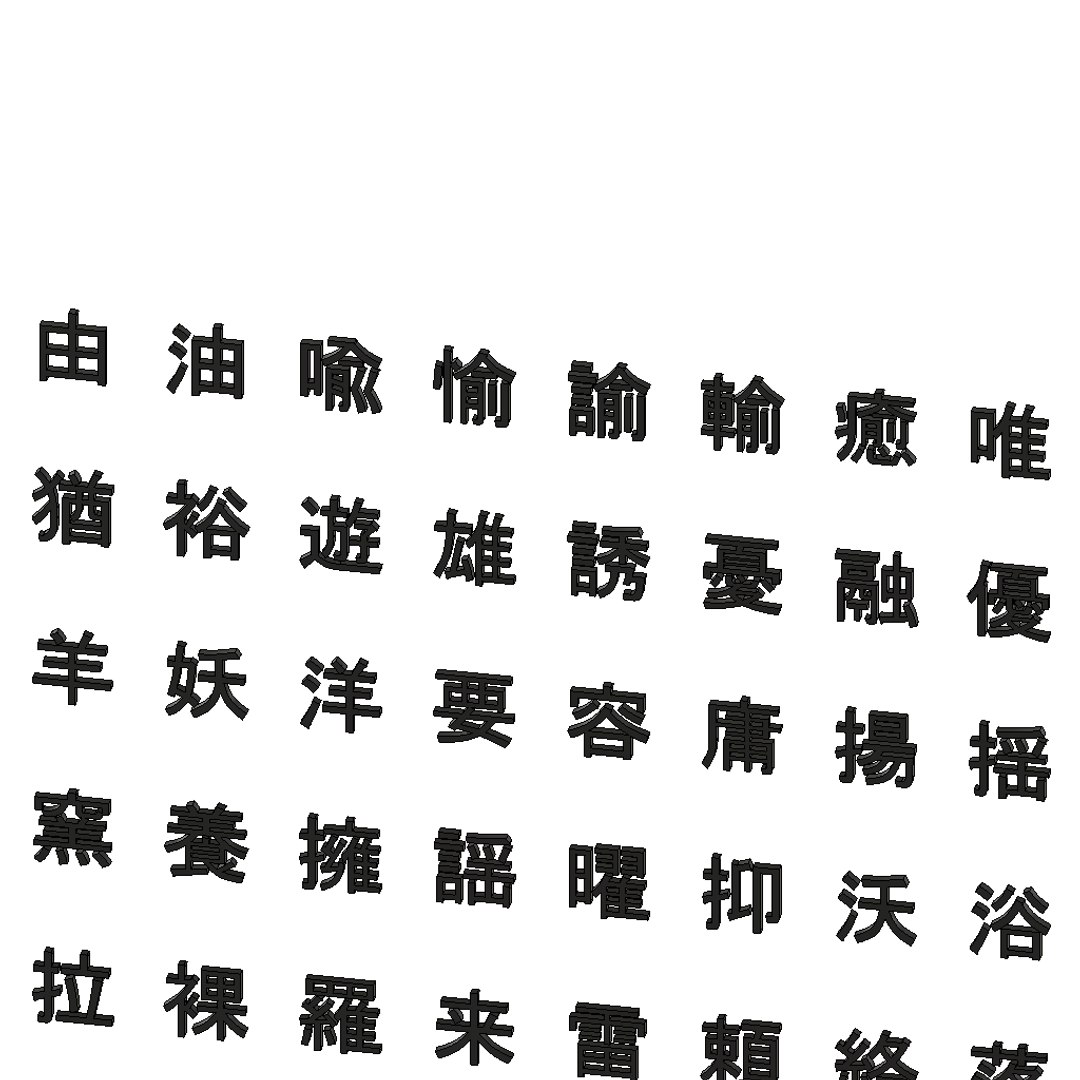 3D chinese ms gothic font model https://p.turbosquid.com/ts-thumb/5j/8Hkul2/oHade4fc/chinesemsgothicfontset207/png/1504974316/1920x1080/fit_q87/2e54ea514b23ecd4a88c3237cb8e3f0a43470b97/chinesemsgothicfontset207.jpg