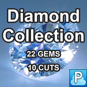 cuts diamonds 3d model