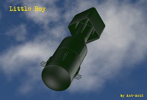 free obj model bomb little boy