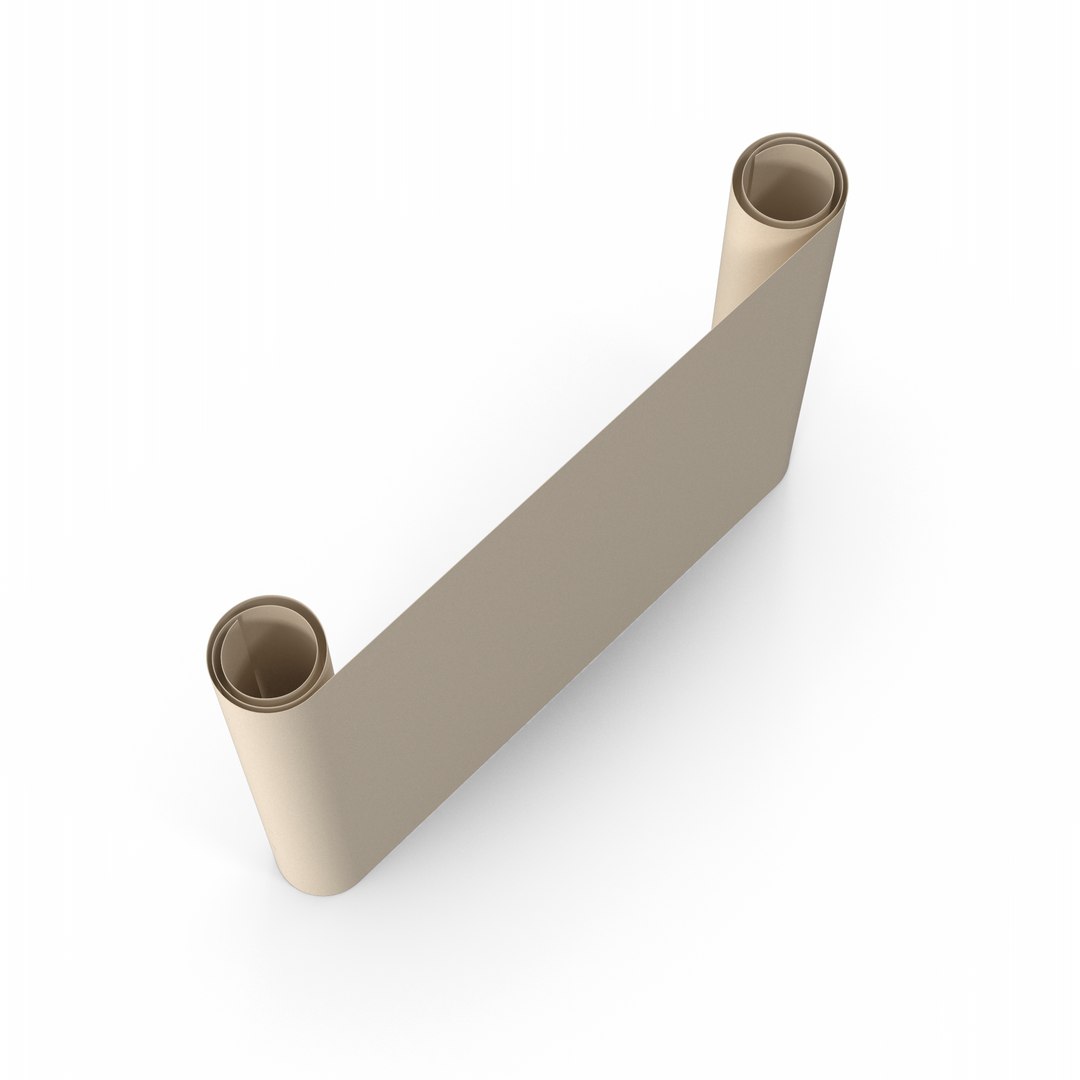 Scroll Paper Model - TurboSquid 2303913