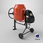 3D ConcreteMixer 01