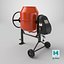 3D ConcreteMixer 01
