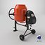 3D ConcreteMixer 01