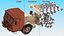 Hydrema 910 Mine Clearing Vehicle Sand