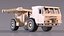 Hydrema 910 Mine Clearing Vehicle Sand