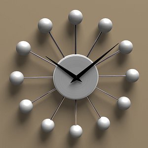 ball wall clock 3d model