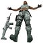 female mercenary 3D model