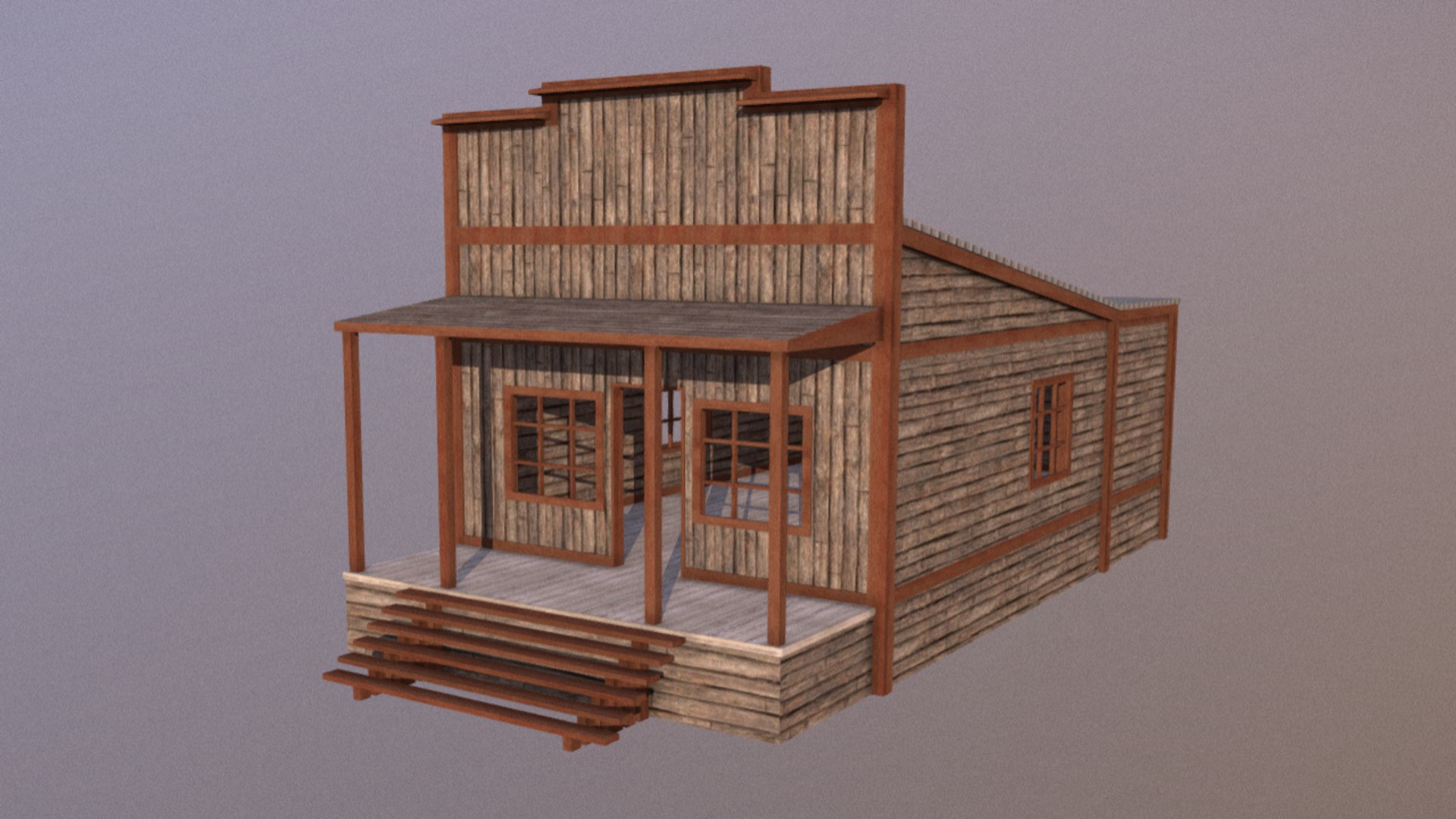 Western General Store 3D Model - TurboSquid 1429566
