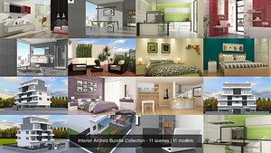3D Interior Archviz Bundle Collection - 11 scenes