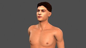 Beautiful man -Rigged 3d character